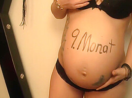 Sub Lisa – Nine Months Pregnant, Penultimate Video From Jessy Prego Before The Birth, Crazy 23 Min