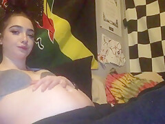 Chubby Girl Gets Bloated To The Max With – Poppy May
