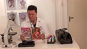 Degenerate redhead pregnant slut fuck in ambulatorium by Femdom Sex