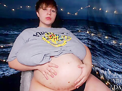 Chubby Brunette Big Boobs Dild